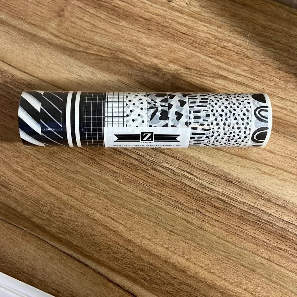 Zynshe 12 washi tapes new still in original wrapping